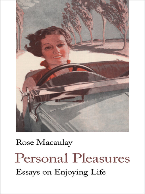 Title details for Personal Pleasures by Rose Macaulay - Available